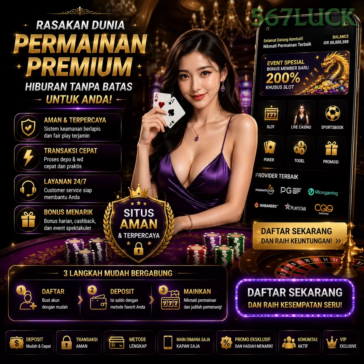 Login 567luck Sekarang Bonus Melimpah